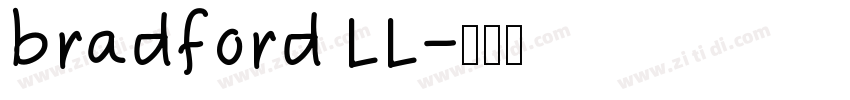 bradford LL字体转换